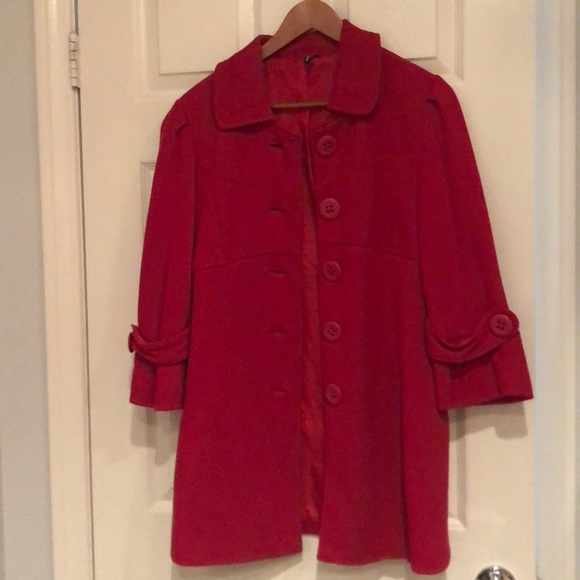 3/4 sleeve coat - Picture 1 of 5